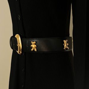 Vintage 80s Avignon teddy bear belt